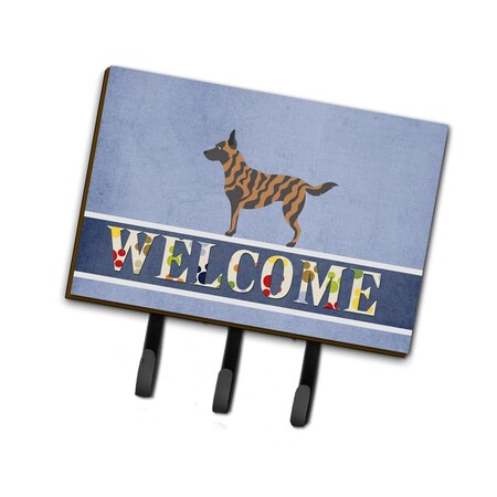 Carolines Treasures Dutch Shepherd Welcome Leash or Key Holder BB8300TH68